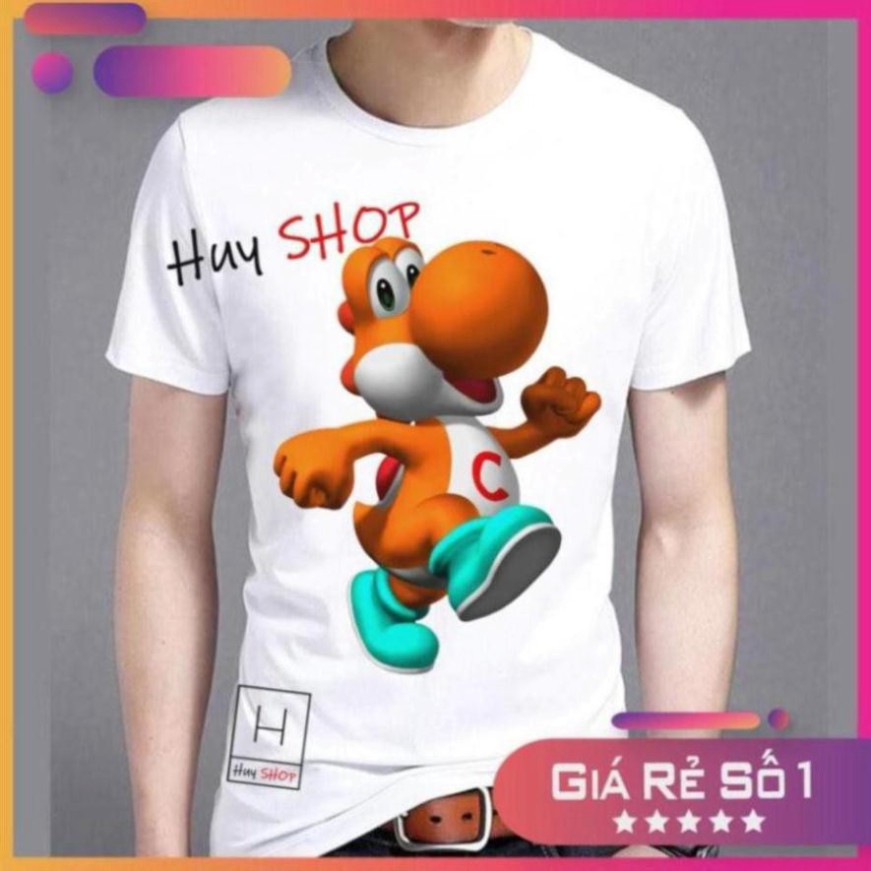 Áo thun Mario Cute dễ thương - Áo thun Hàn Quốc Unisex - Áo thun tay lỡ - Áo thun cặp đôi - Áo thun Hàn Quốc 762