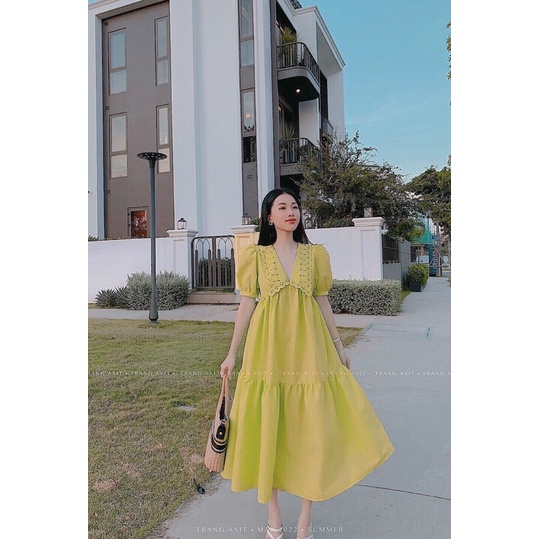 ĐẦM BABYDOLL CỔ PHÔNG RỘNG