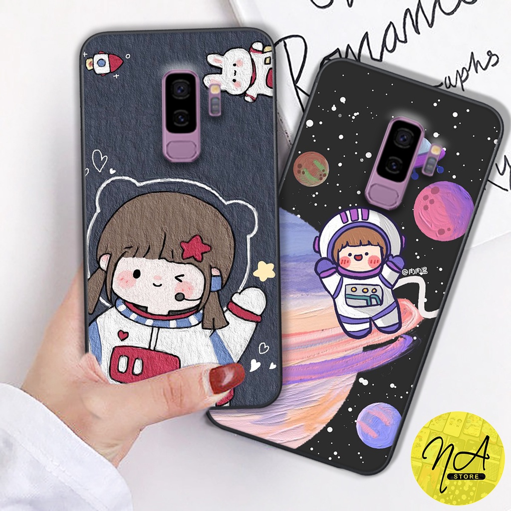 Ốp lưng điện thoại Samsung S9 - Samsung S9 plus in hình nhà phi hành gia công nghệ Nhật Bản-mẫu mã cực hot
