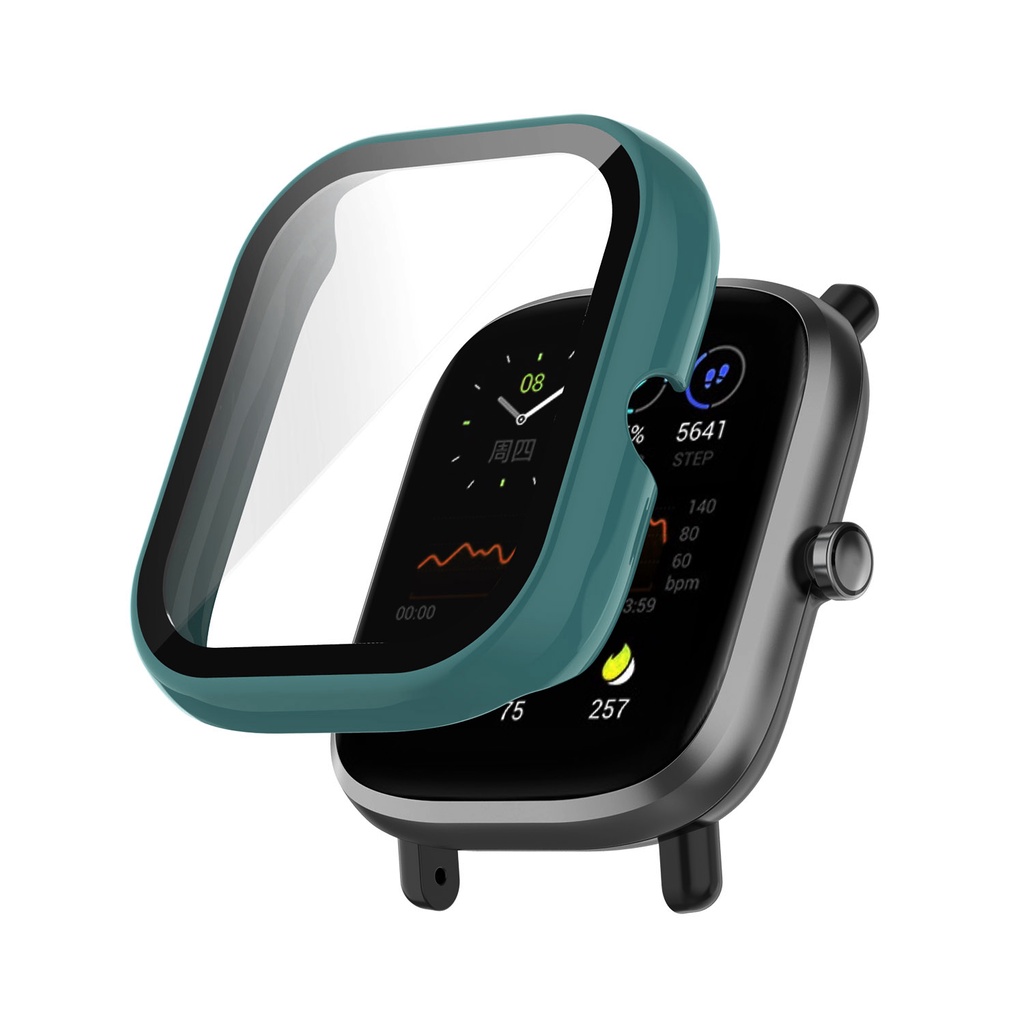 Ốp Lưng PC Cứng 360 Bảo Vệ Toàn Diện Có Kính Cường Lực Cho Huami Amazfit Bip U / U Pro
