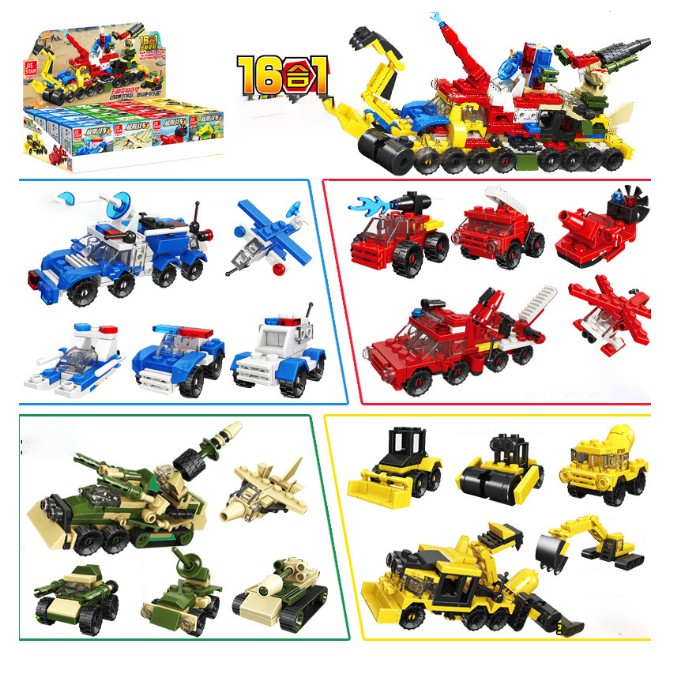 (Giá Siêu Sốc) Combo Đồ Chơi Lego Lắp Ghép 16 In 1