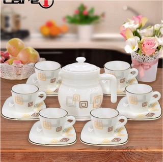 Bộ ấm chén Ngọc Thái Lan nhập khẩu ảnh thật