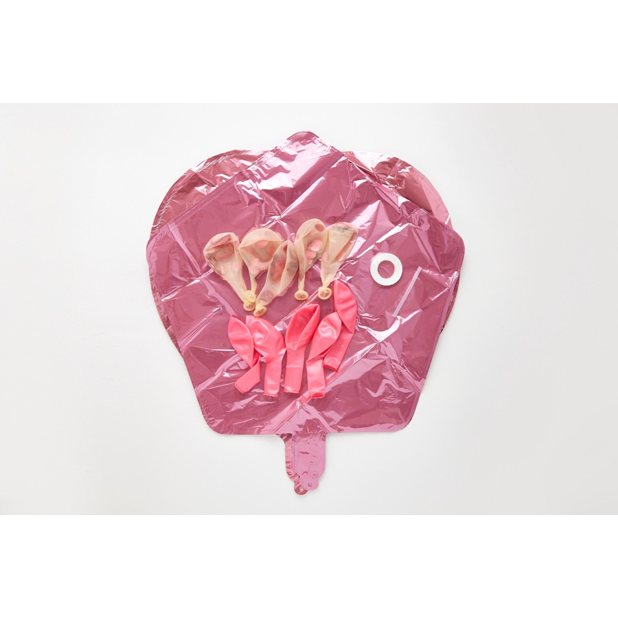 Set Bong Bóng ARTBOX Hàn Quốc Tông Màu Hồng Dùng Để Trang Trí Tiệc