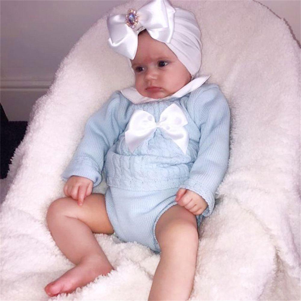Mũ Turban Thắt Nơ Chất Liệu Cotton Dành Cho Bé Gái