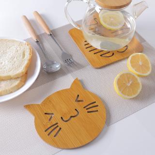 Miếng Lót Ly Bằng Gỗ Tre Cách Nhiệt