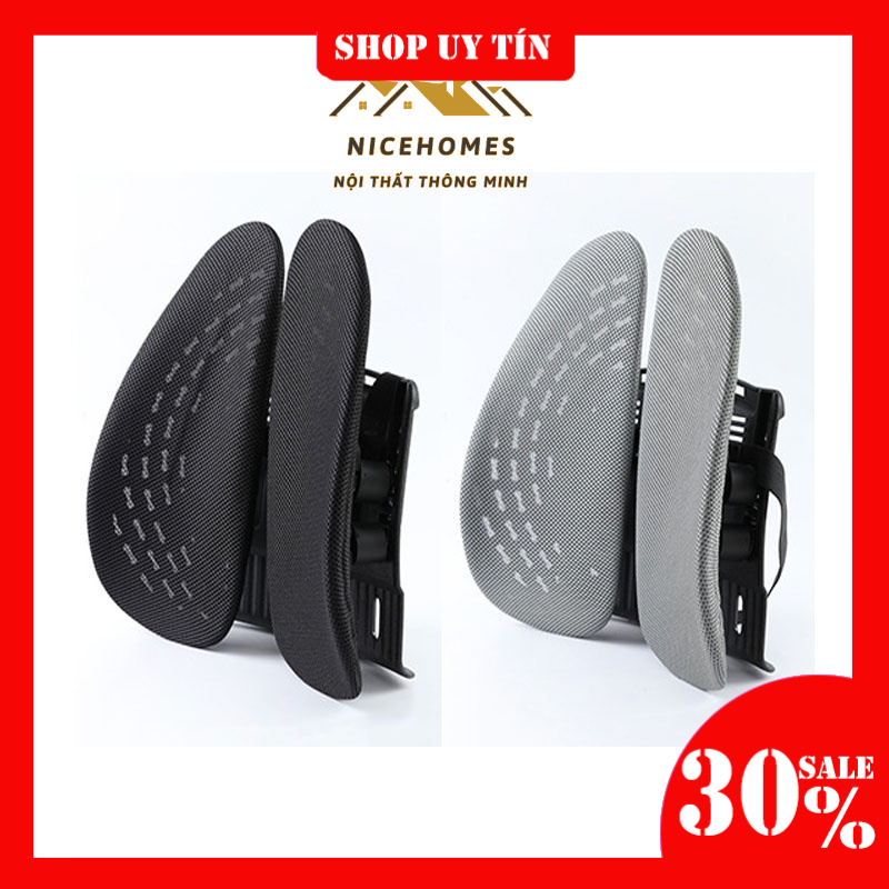 Dụng cụ tựa lưng ghế bảo vệ cột sống, có khí nén êm ái