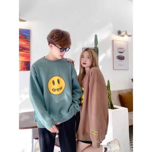 Áo sweater Drew , áo nỉ thu đông Pi Shop