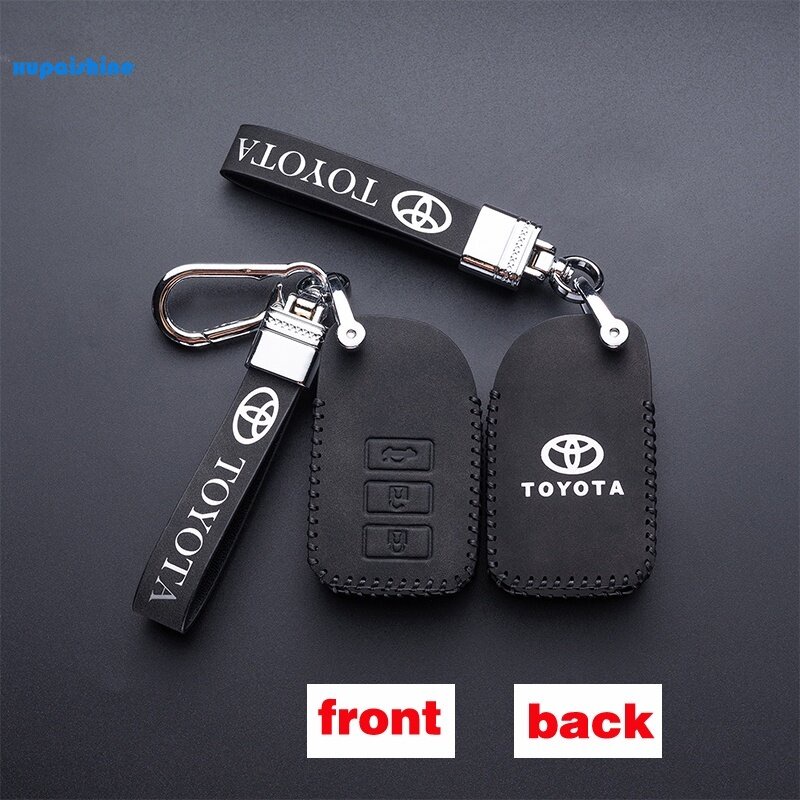 Vỏ Da Bảo Vệ Chìa Khóa Điều Khiển Từ Xa Cho Xe Hơi Toyota Vios / Yaris