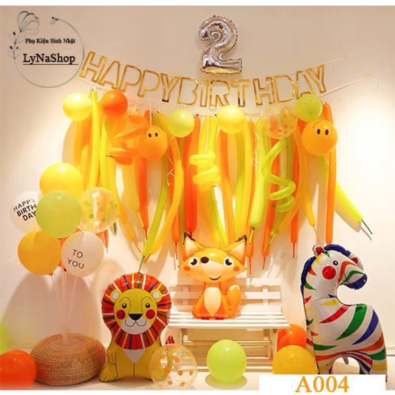 Set Trang Trí Sinh Nhật cho Bé - Phong cách Hàn Quốc