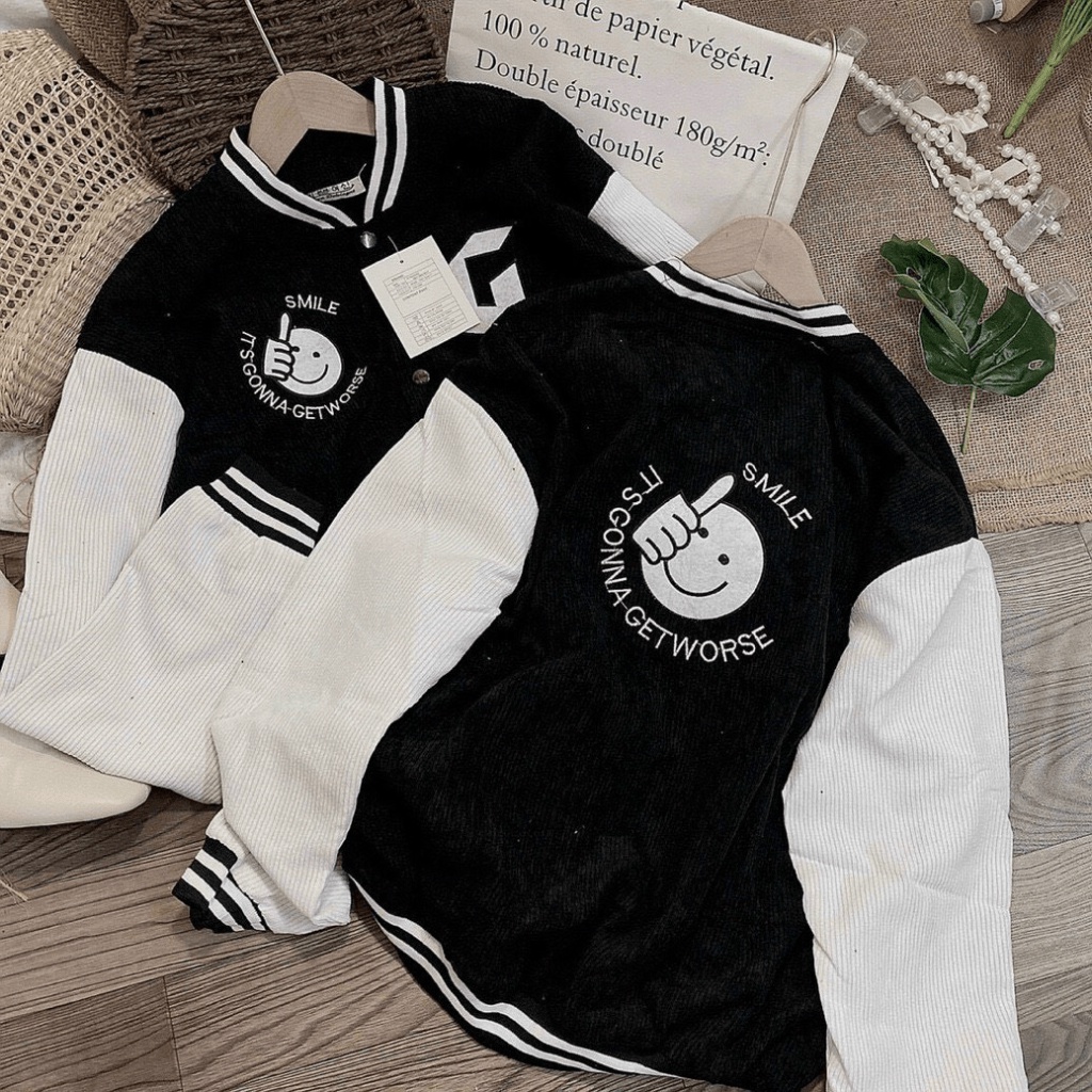 ÁO KHOÁC BOMBER  NAM NỮ CHẤT LIỆU KAKI NHUNG CAO CẤP SÀNH ĐIỆU THỜI TRANG (MẪU MỚI)