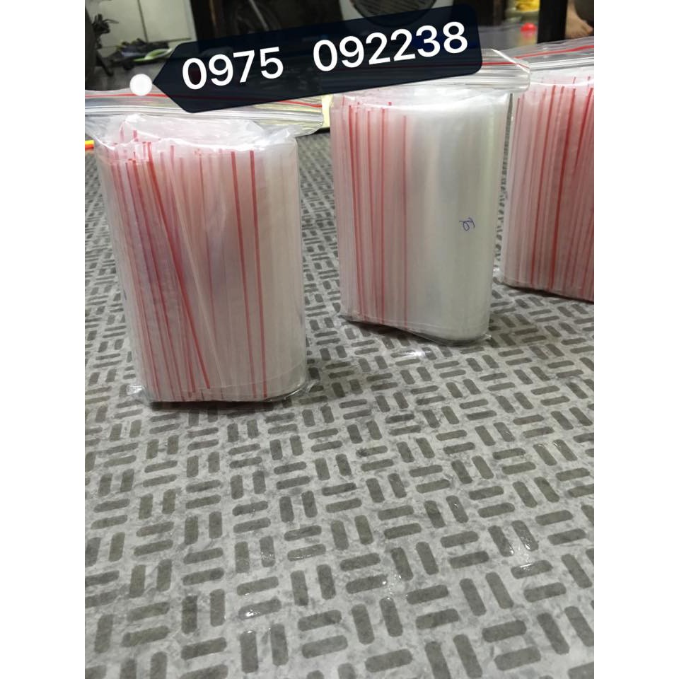 1 Kg Túi Zip Chỉ Đỏ 24*34cm