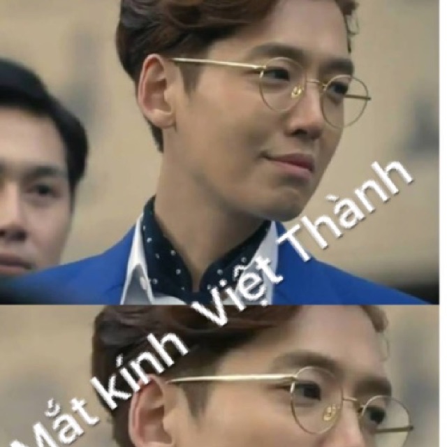 gọng kính cận mảnh vàng  model 2023 full kim loại