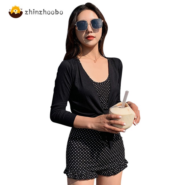 Bộ Đồ Bơi 2 Mảnh Tay Dài Thời Trang Quyến Rũ Cho Nữ | BigBuy360 - bigbuy360.vn