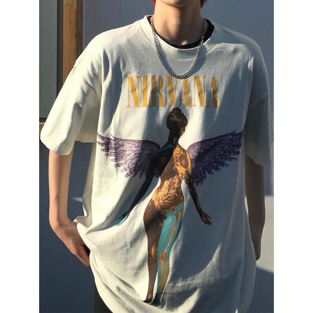 ⚡️ - Áo vintage tee NIRVANA , áo tee Vintage oversized