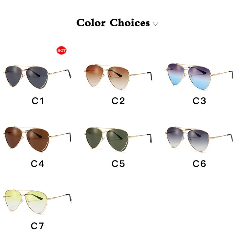 Kính Mát Gọng Kim Loại Phong Cách Retro Thời Trang Cho Nam