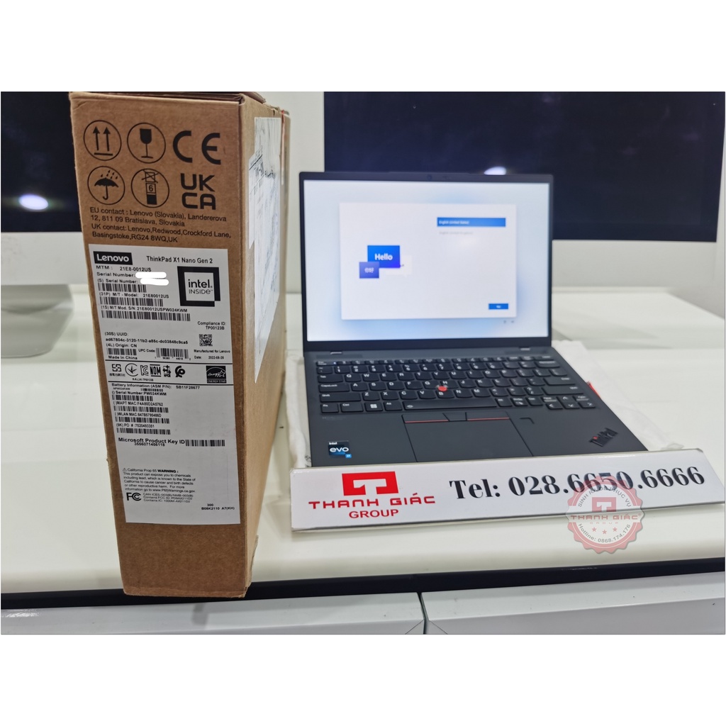 Laptop ThinkPad X1 Nano Gen 2 i7-1260P/16GB/1TB