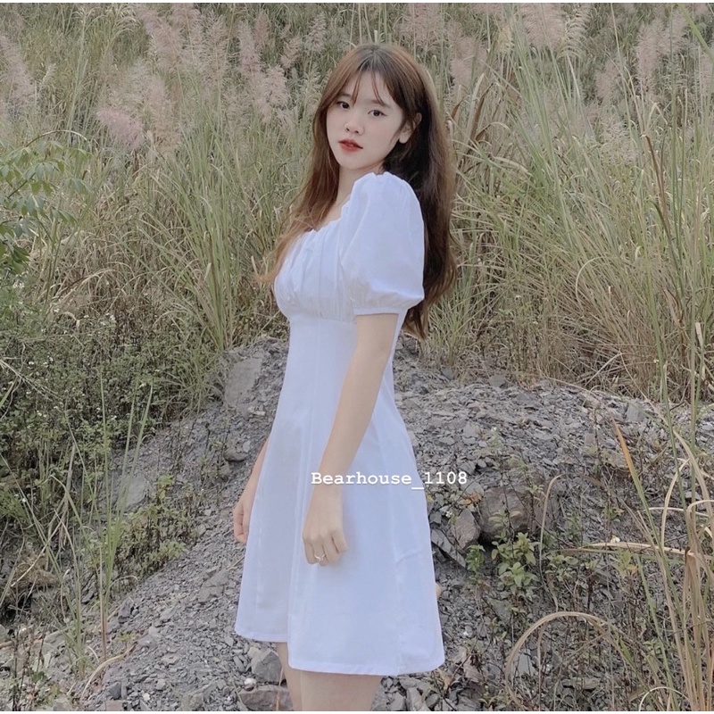 ❌ VÁY ĐẦM TRẮNG TAY LỠ *LOLI* DỄ THƯƠNG