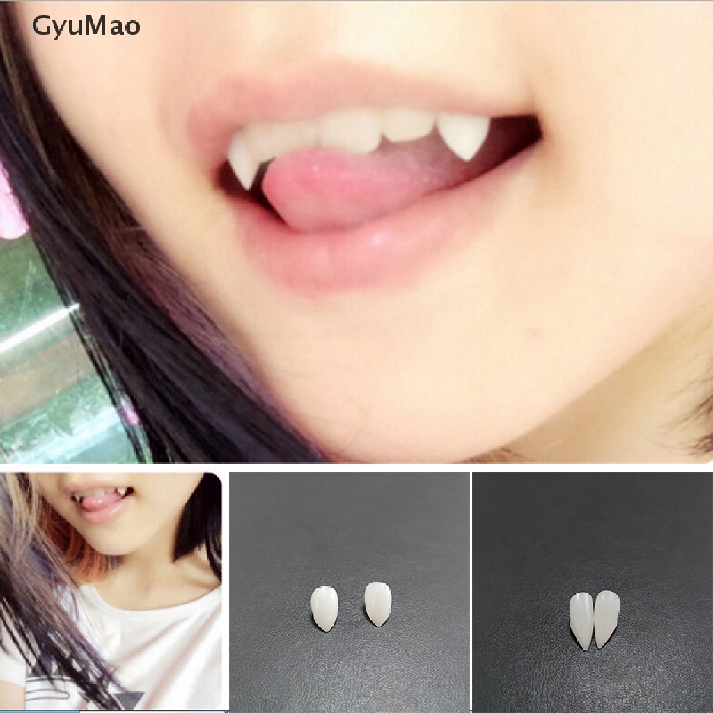 Răng nanh giả làm trang phục hóa trang người sói/ ma cà rồng Halloween