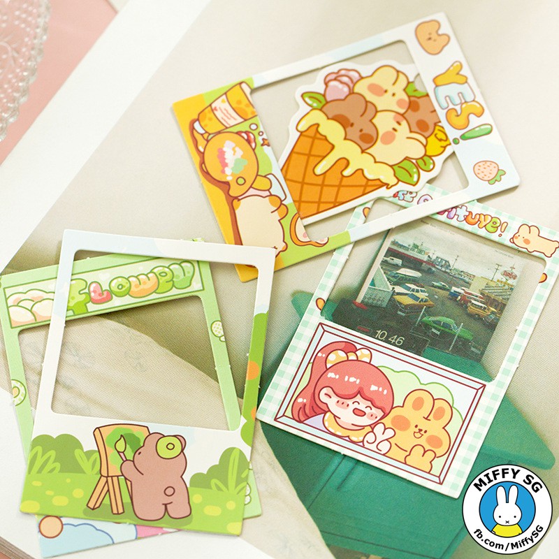 Bộ 30 sticker và khung hình GẤU BÔNG