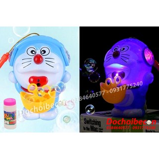 Doremon / Minion thổi bong bóng xà phòng: Dùng pin, có nhạc, thổi bóng