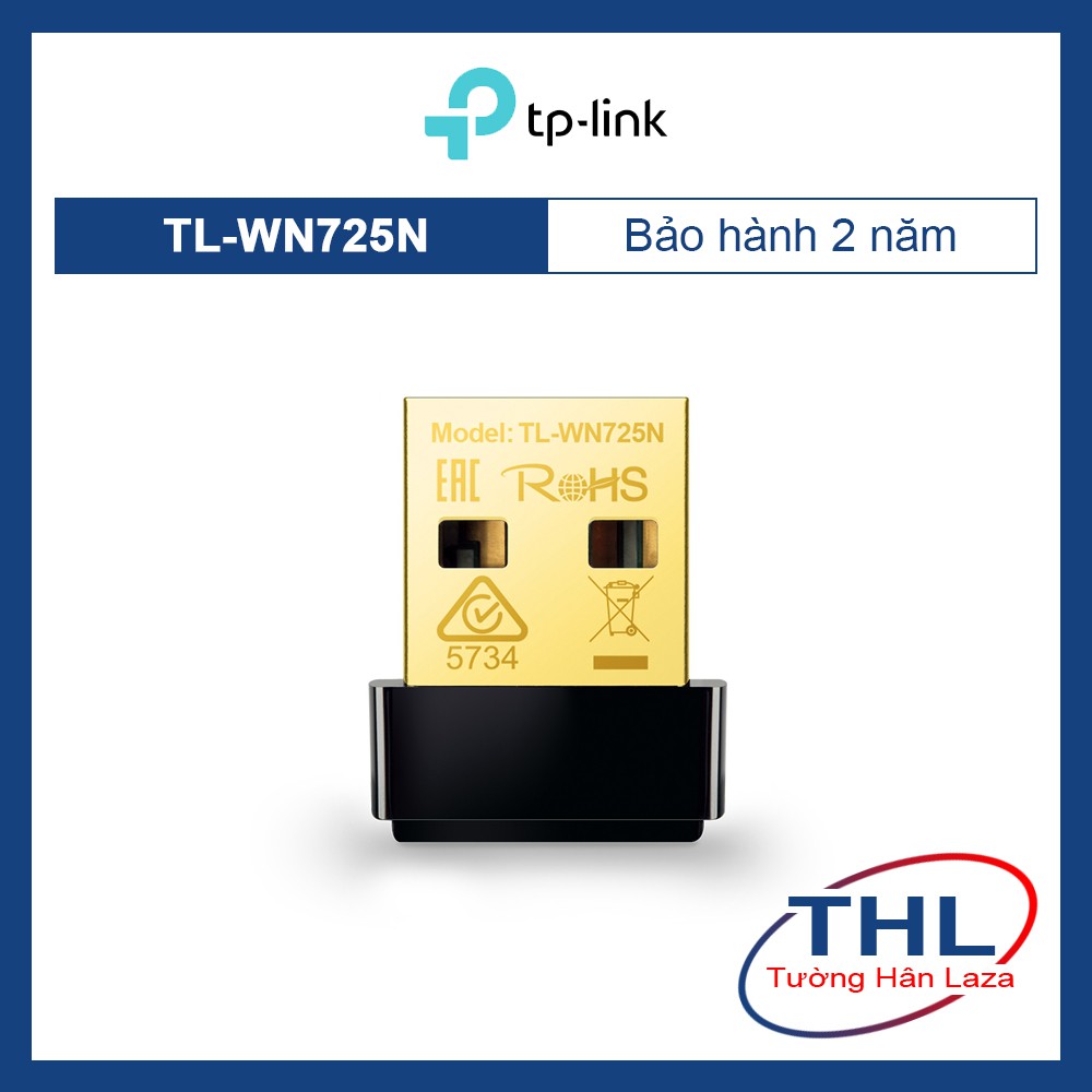 USB Thu Sóng Wifi TP-Link TL-WN725N Chuẩn N 150Mbps - Hàng chính hãng