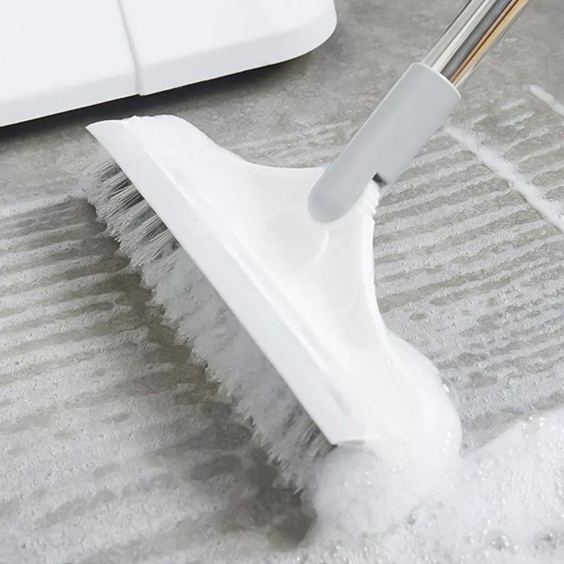 Chổi Cọ Nhà Tắm, Cọ Sàn, Gạt Kính Cán Dài 2 In 1 Siêu Đa Năng - Cây Cọ Sàn Nhà Tắm Xoay 120 Độ Dọn Sạch Mọi Góc Bẩn Nhà