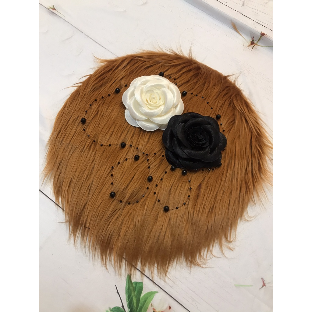 Thảm lông Hình Tròn - Thảm Trang Trí Chụp Ảnh Sản Phẩm - Lông Dài Mềm Mượt