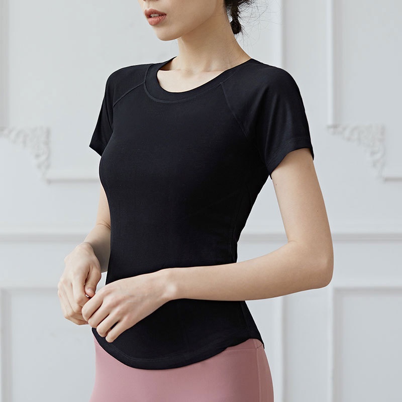 Áo thun yoga cổ tròn Dx20-230