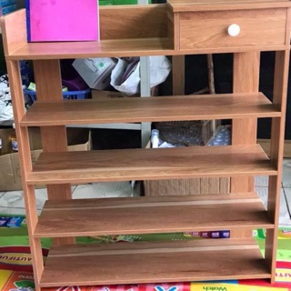 Kệ giầy gỗ vân sồi