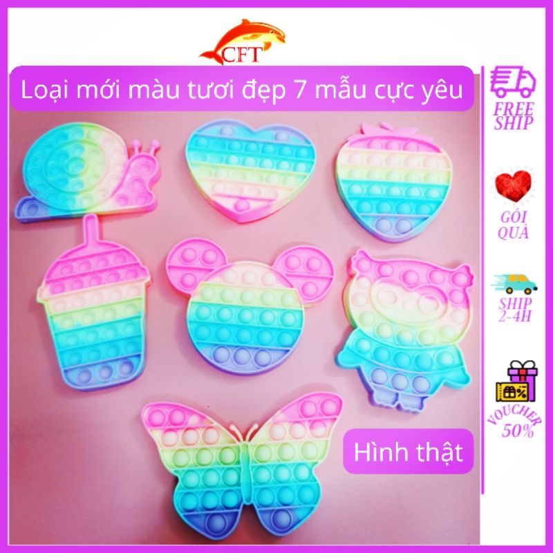 [Giá Sỉ Lấy Lượt Mua] Pop It đồ chơi 2022 giải trí thông minh giảm căng thẳng hiệu quả cho người lớn trẻ em