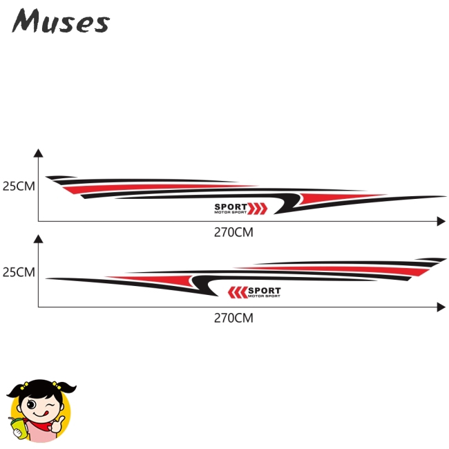 Muse07 Decal Dán Trang Trí Oto