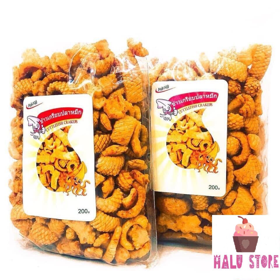 Snack mực Mikato / Talaethong đã hạ cánh Thái Lan