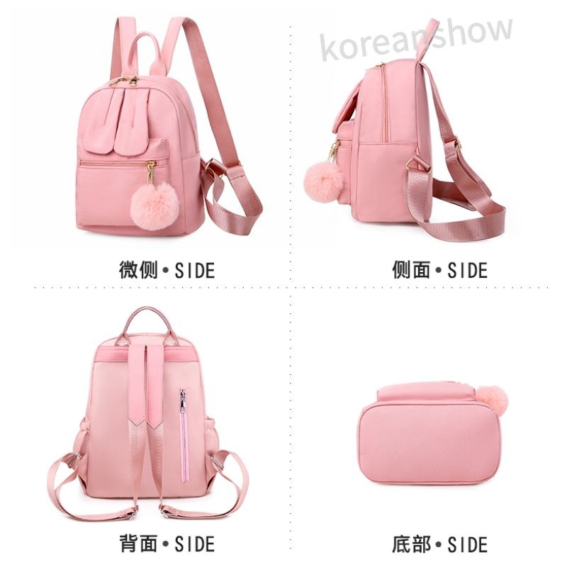 Ba Lô Mini Dễ Thương Sekolah Beg Galas Wanita Beg SandanWanita Murah Beg Galas Belakang Perempuan Cho Nữ