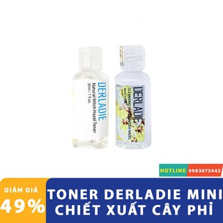 Nước Hoa Hồng Derladie Natural Witch Hazel Toner Mini size 30ml 💖FREESHIP💖 Nước Hoa Hồng HALINCOS96BG