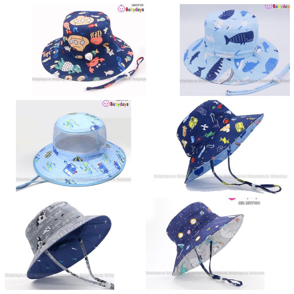 Mũ rộng vành cho bé TH12
