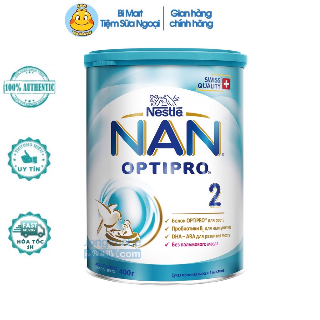 Sữa NAN Nga đủ số 1,2,3,4 800g Tăng cường sức đề kháng và tốt cho hệ tiêu hóa  - 𝐁𝐢 𝐌𝐚𝐫𝐭