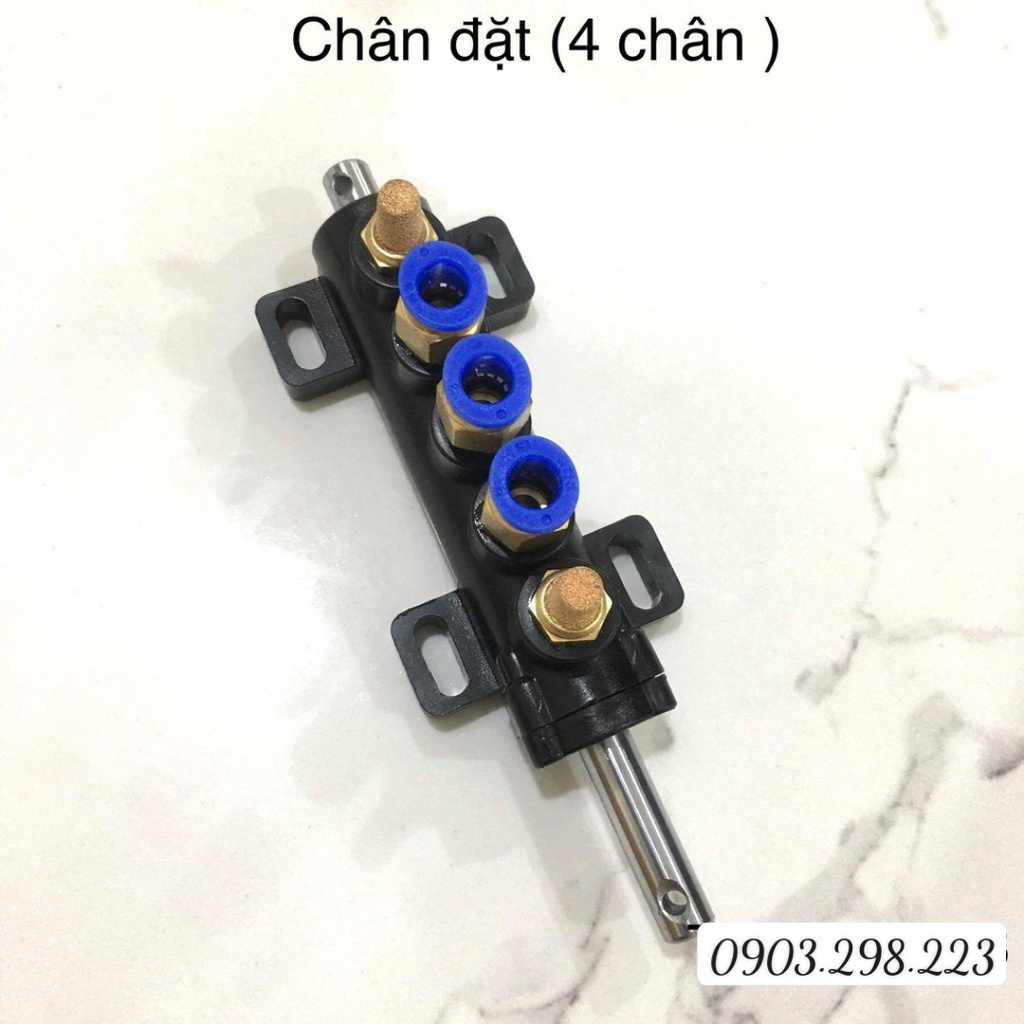 Van chia hơi điều khiển chân đạp máy ra vỏ