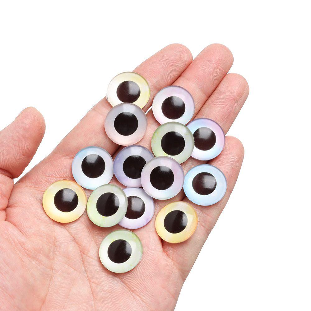Bộ 50 Tròng Mắt Thủy Tinh 6 / 10 / 16 / 20 / 25mm Tự Làm Búp Bê