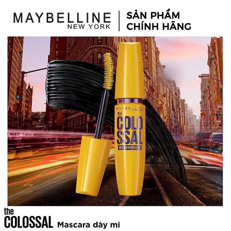 [CHÍNH HÃNG] Chuốt Mi Maybelline Colossal Magnum Mascara 9.2ml Siêu Dày Mi PM718