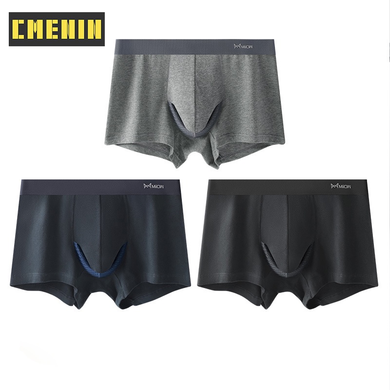 Bộ 3 quần lót nam CMENIN bằng cotton nhanh khô M1751