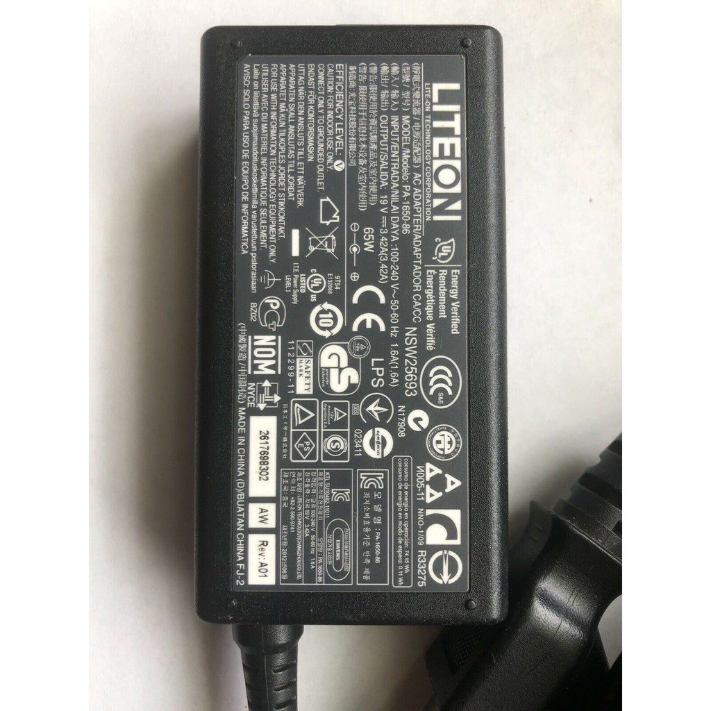 Sạc ADAPTER GetWay 19V 3.42A 65W Zin