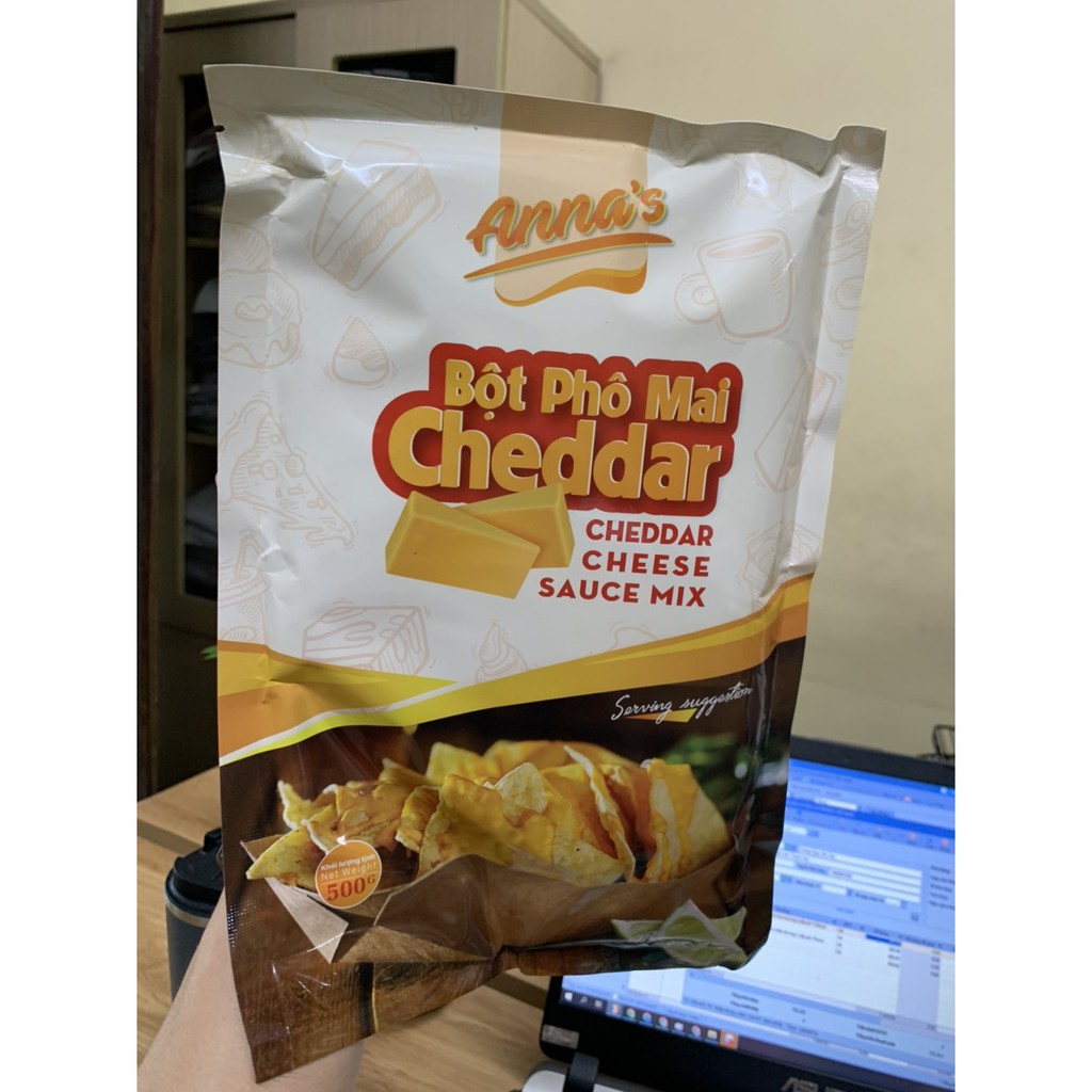 Bột Phô Mai Cheddar Gói 500gr - Bột Phô Mai Úc