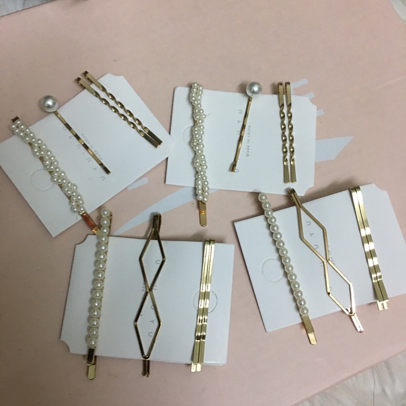 sét 4 kẹp tóc ngẫu nhiên