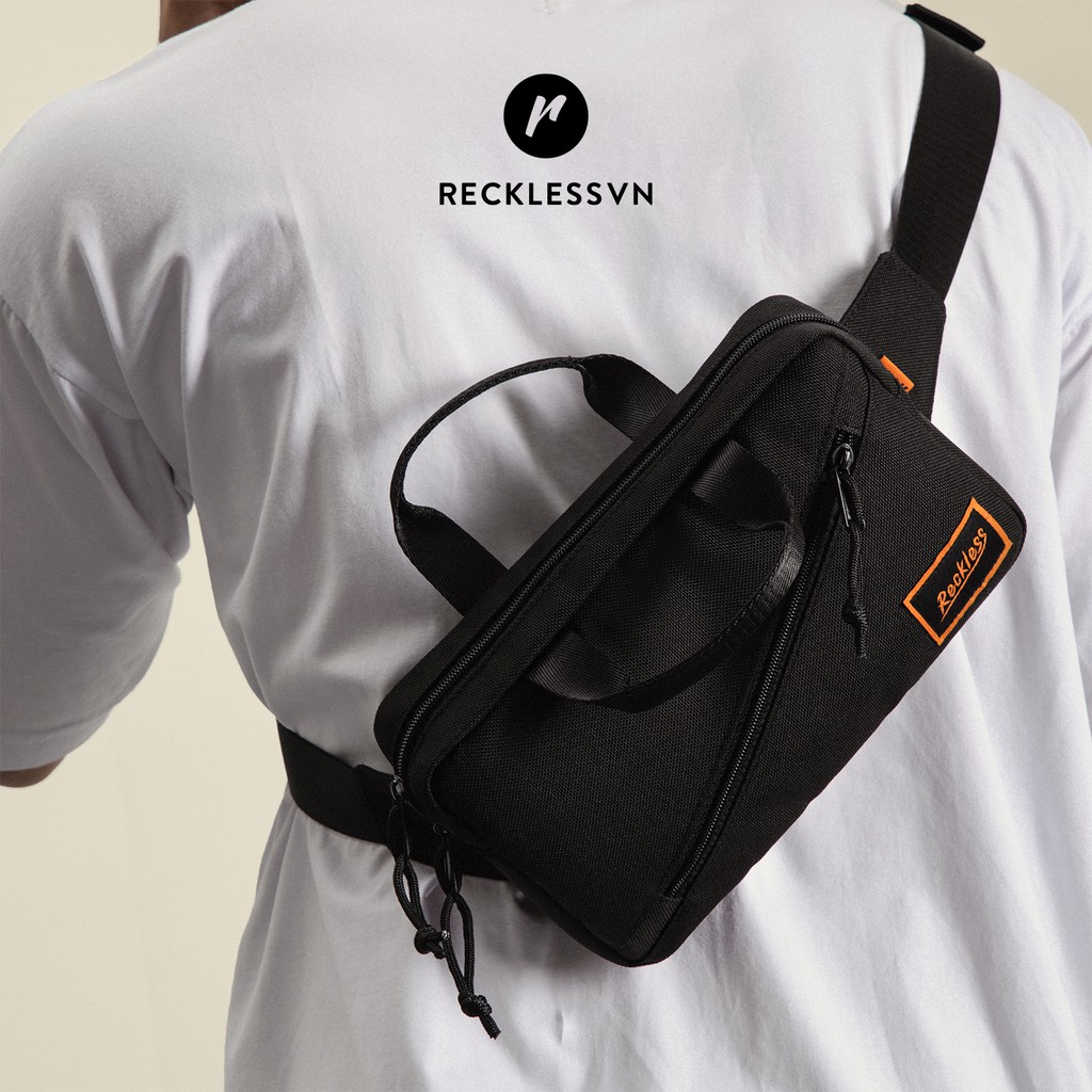 [Mã LT50 giảm 50k đơn 250k] Túi Đeo Hông Và Đeo Chéo Thể Thao Reckless Aaron Waist Bag Vải Polyester Kháng Nước