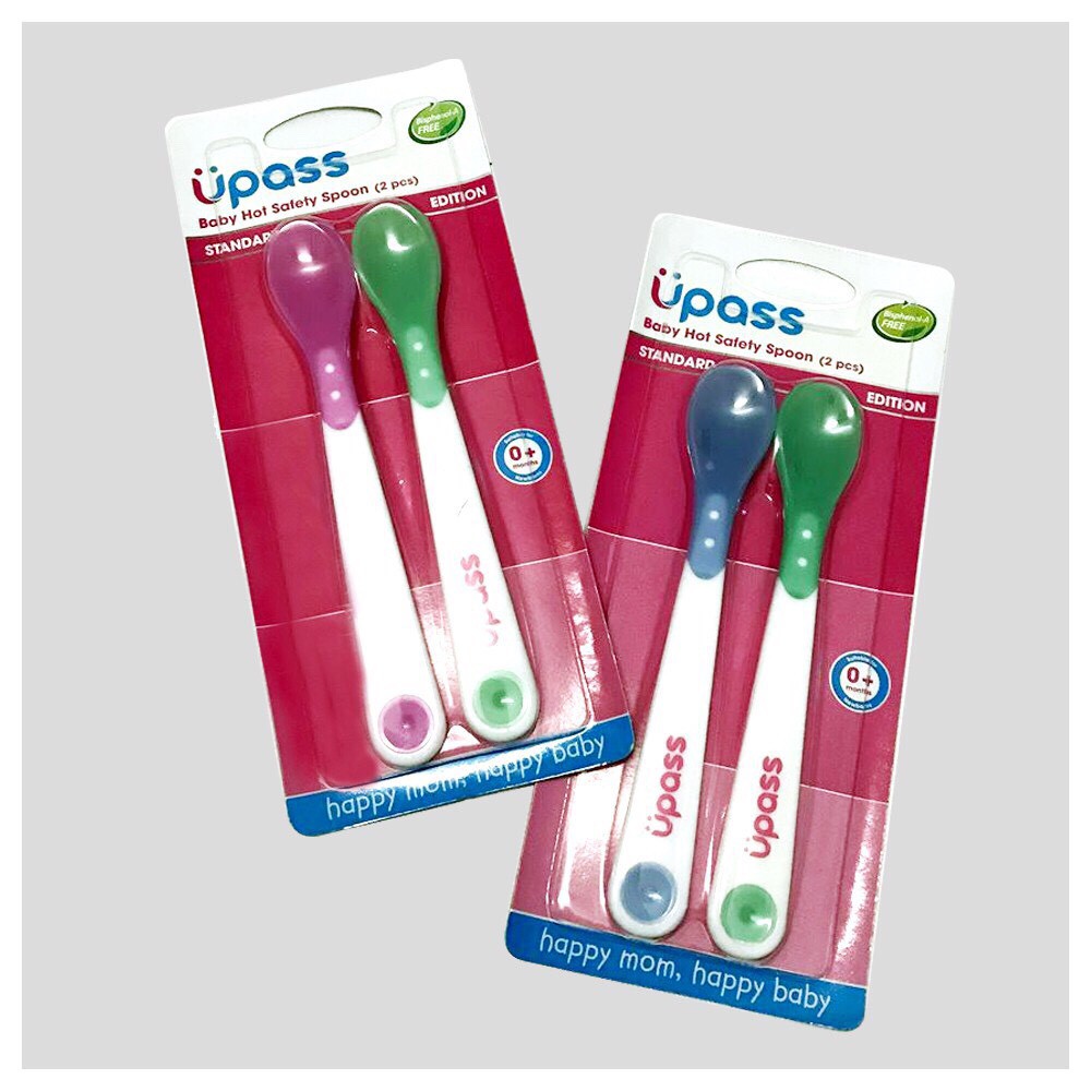 Thìa ăn dặm báo nóng Upass UP3054N - Set 2 chiếc