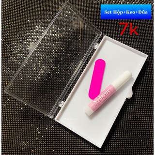 Set hộp nailbox + keo + dũa