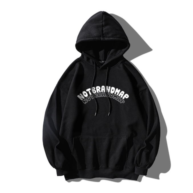 ( Hàng Mới - Hot ) Áo Hoodie Mũ Trùm Đầu 2 lớp Phối Chữ NOTBRANDMAP Bản Lớn, Nỉ Ngoại Dày Dặn Mịn Thấm Hút Mồ Hôi Tốt