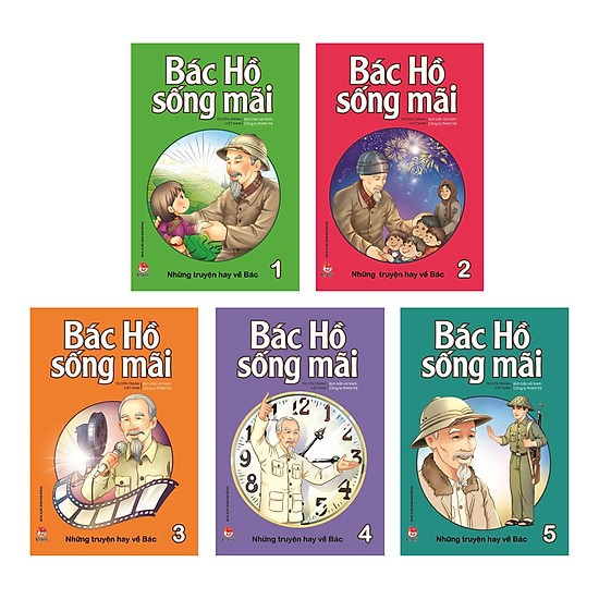 Sách Combo Bác Hồ Sống Mãi (5 cuốn)