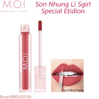 [Cam San Hô]- Son Kem Nhung Lì Sgirl Special Edition x M.O.I