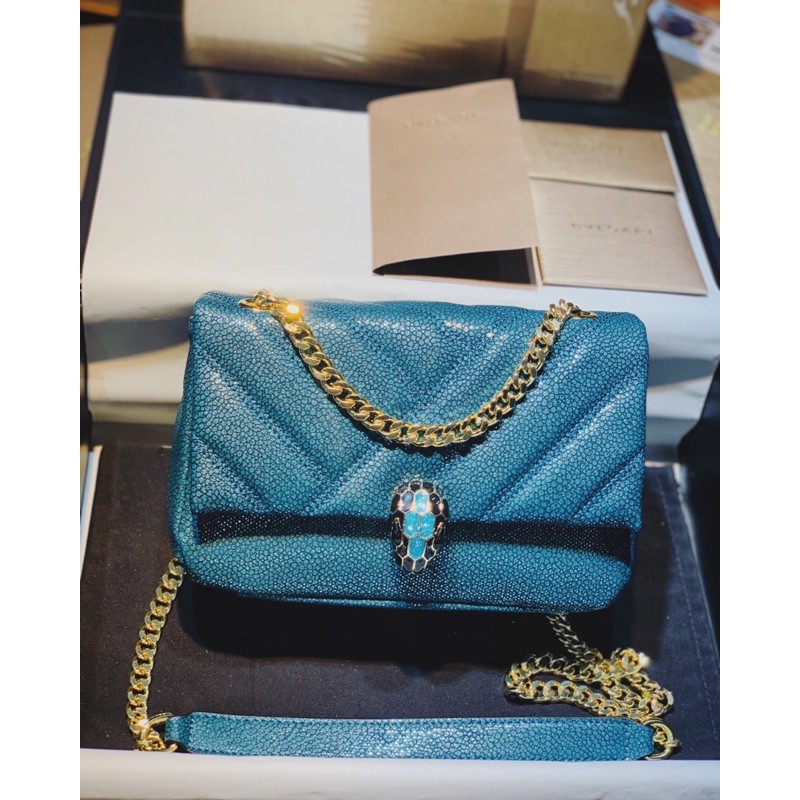 Túi BVG nhũ xanh da đẹp màu mới nhất♥️